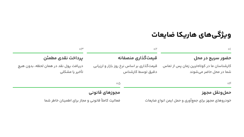 ضایعات ساختمانی در محل